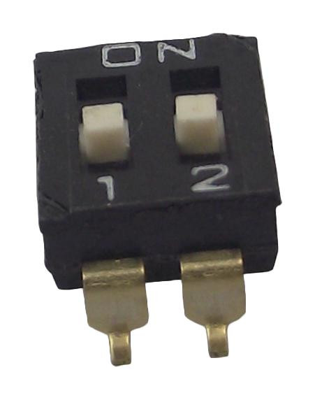 Omron/partner Stock A6S-2104-H Dip Switch, Spst, 0.025A, 24Vdc