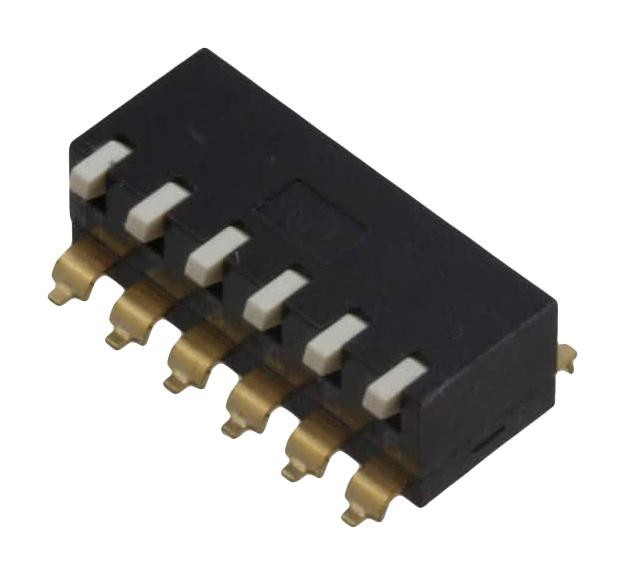 Omron/partner Stock A6Sr-6104 Dip Switch, Spst, 0.025A, 24Vdc