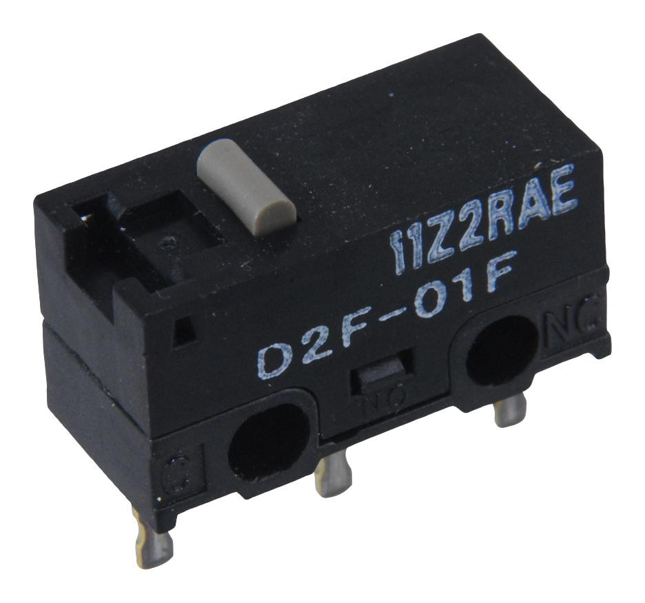 Omron/partner Stock D2F-01F Microswitch, Spdt, 0.1A, 125V/30V, 75Gf