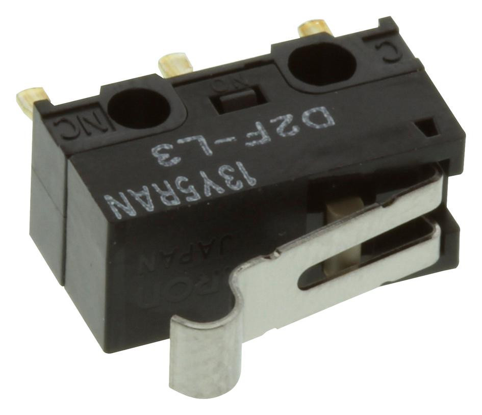 Omron/partner Stock D2F-5L3 Microswitch, Spdt, 5A, 250V, 1.47N