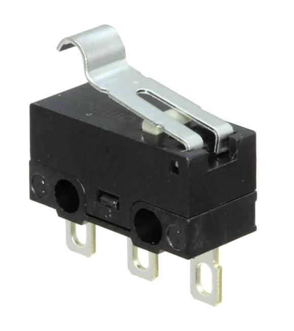 Omron/partner Stock D2F-L3-D3 Microswitch, Spdt, 3A, 125V, 80Gf