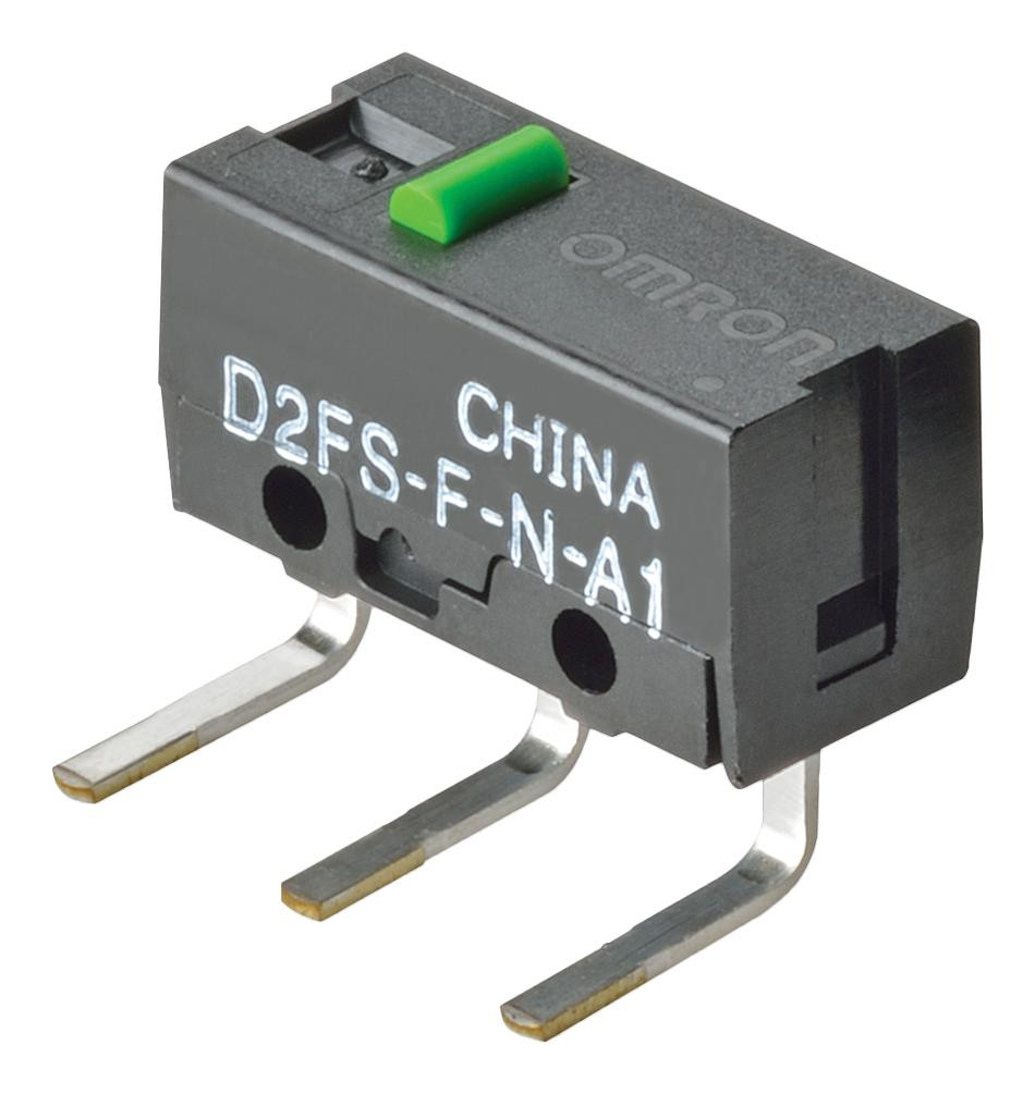 Omron/partner Stock D2Fs-F-N-A Microswitch, Spst-No, 0.1A, 6V, 0.85N