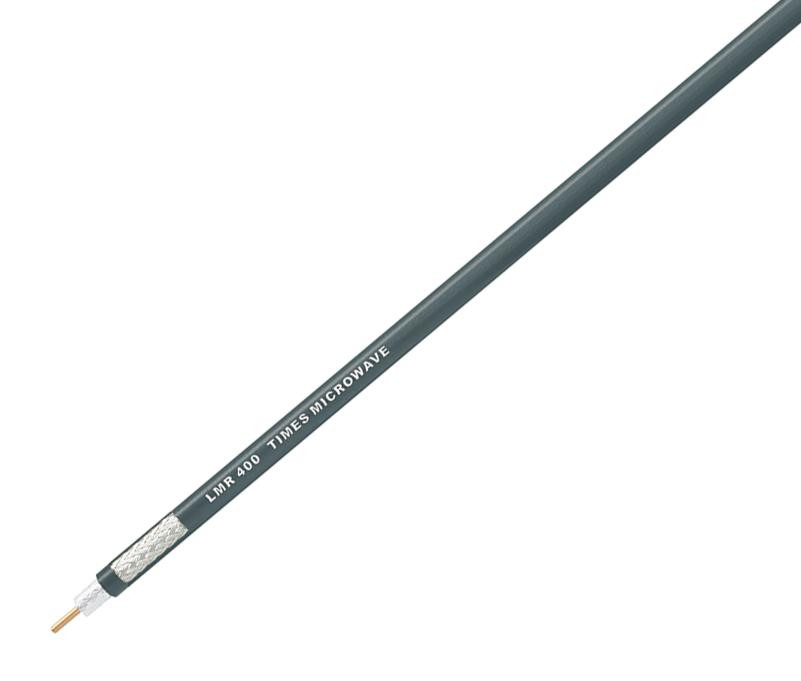 Times Microwave Lmr-400-Ultraflex Coaxial Cable, 50 Ohm, Black, Tpe, 100M