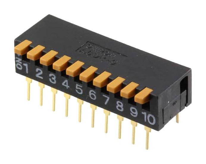 Omron/partner Stock A6Dr-0100 Dip Switch, Spst, 0.025A, 24Vdc