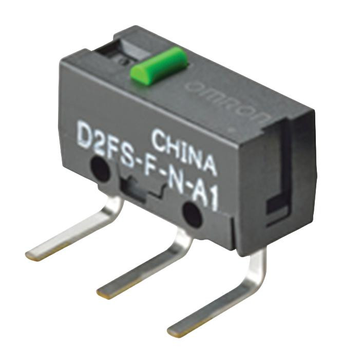 Omron/partner Stock D2Fs-Fl-N-A1 Microswitch, Spst-No, 0.1A, 6V, 0.25N