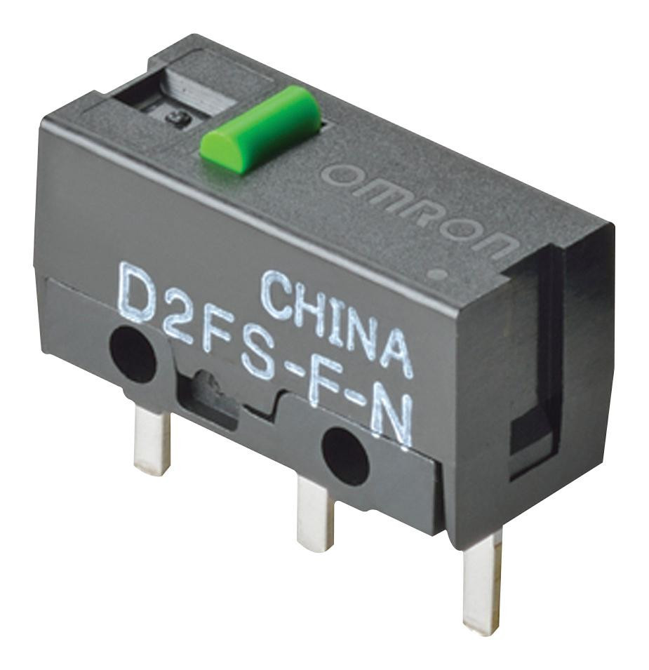 Omron/partner Stock D2Fs-F-N Microswitch, Spst-No, 0.1A, 6V, 0.85N