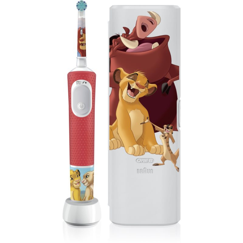 Oral B PRO Kids 3+ The Lion King electric toothbrush with bag for children 1 pc