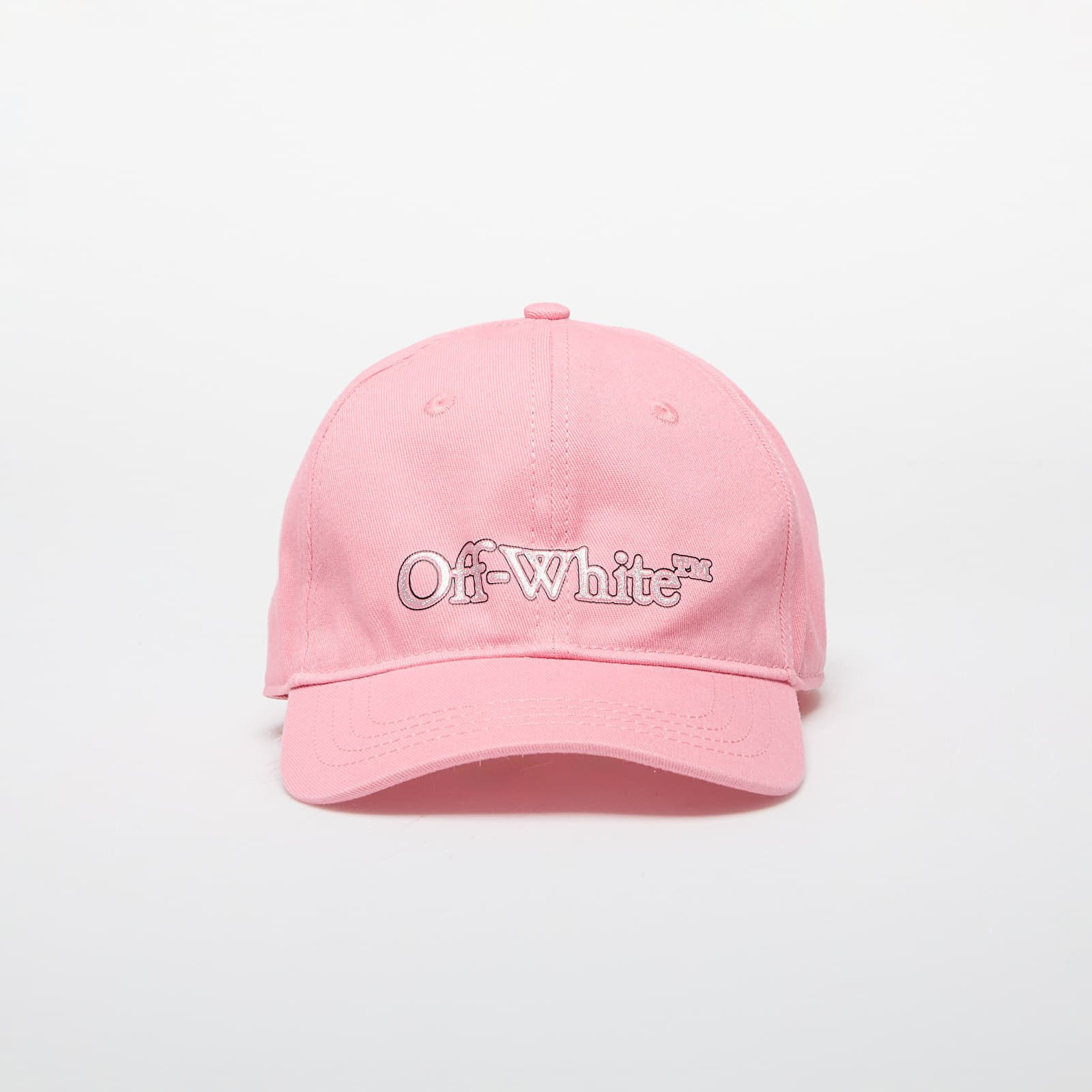 Off-White Kids Big Bookish Baseball Pink/ Glittered I