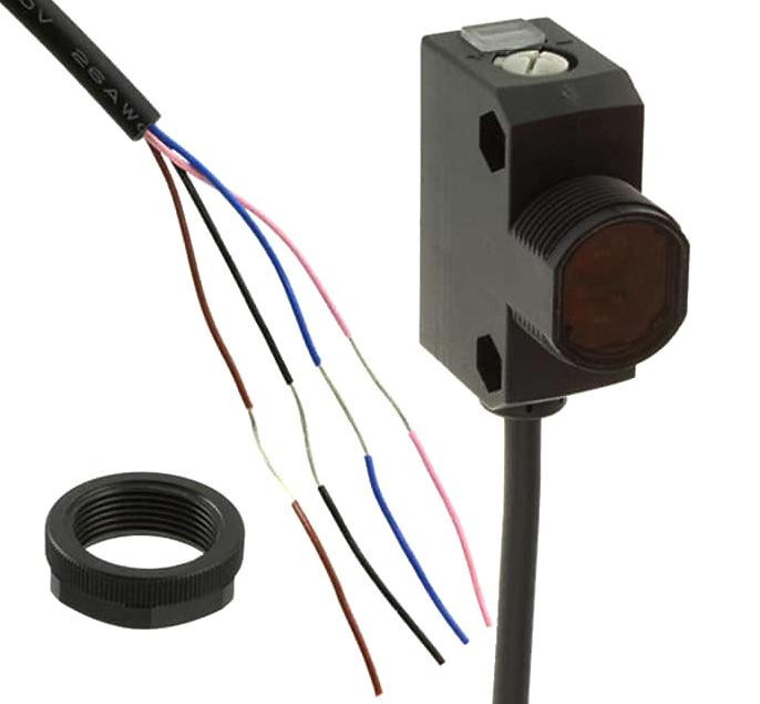 Omron/partner Stock E3Zfdn172M Photoelectric Sensor, Pre-Wired, Npn/30V