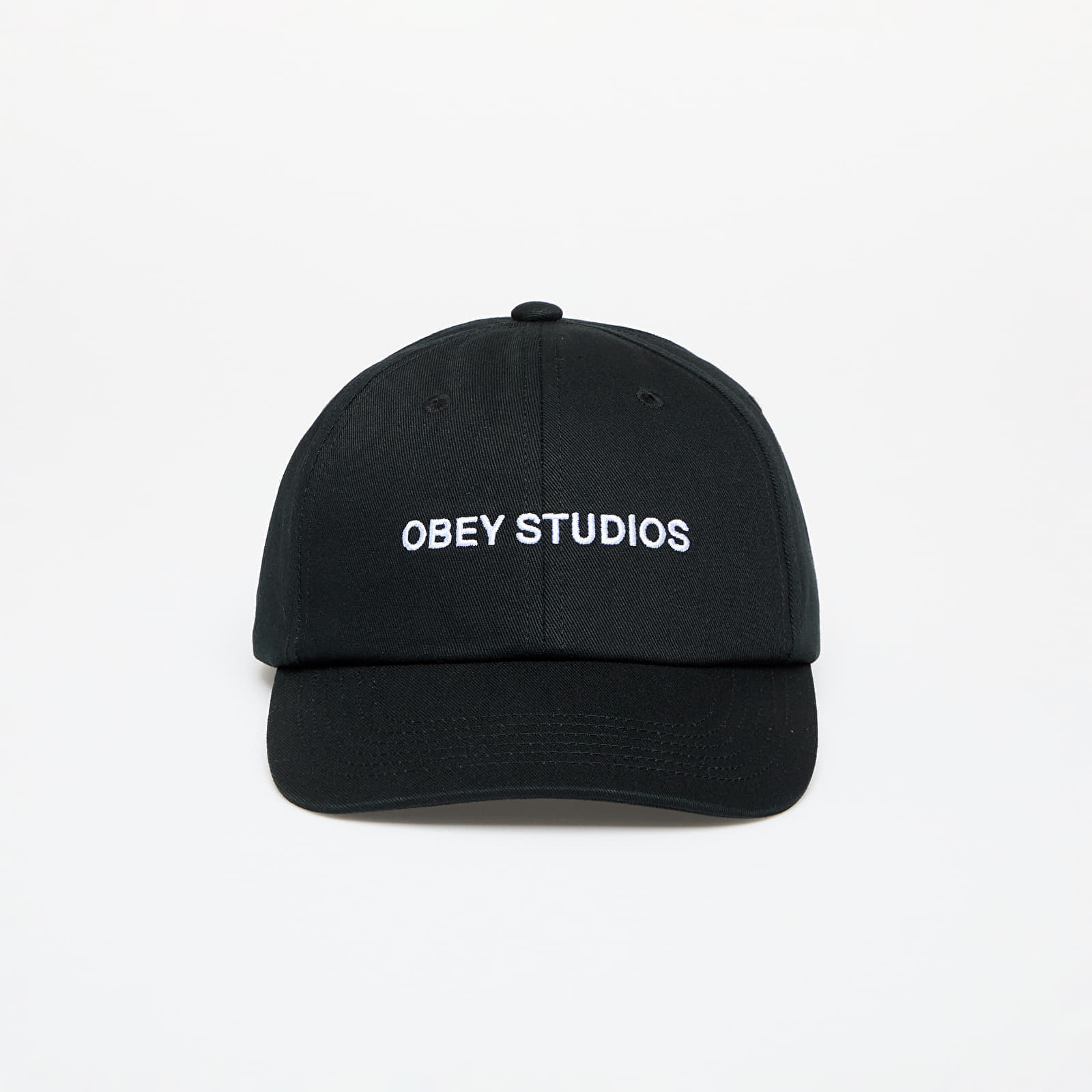 Cap OBEY Studios Twill 6 Panel Cap Black Universal