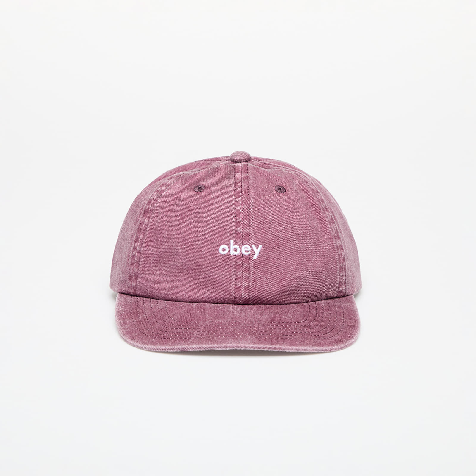 Cap OBEY Pigment Lowercase 6 Panel Cap Pigment Vino Universal