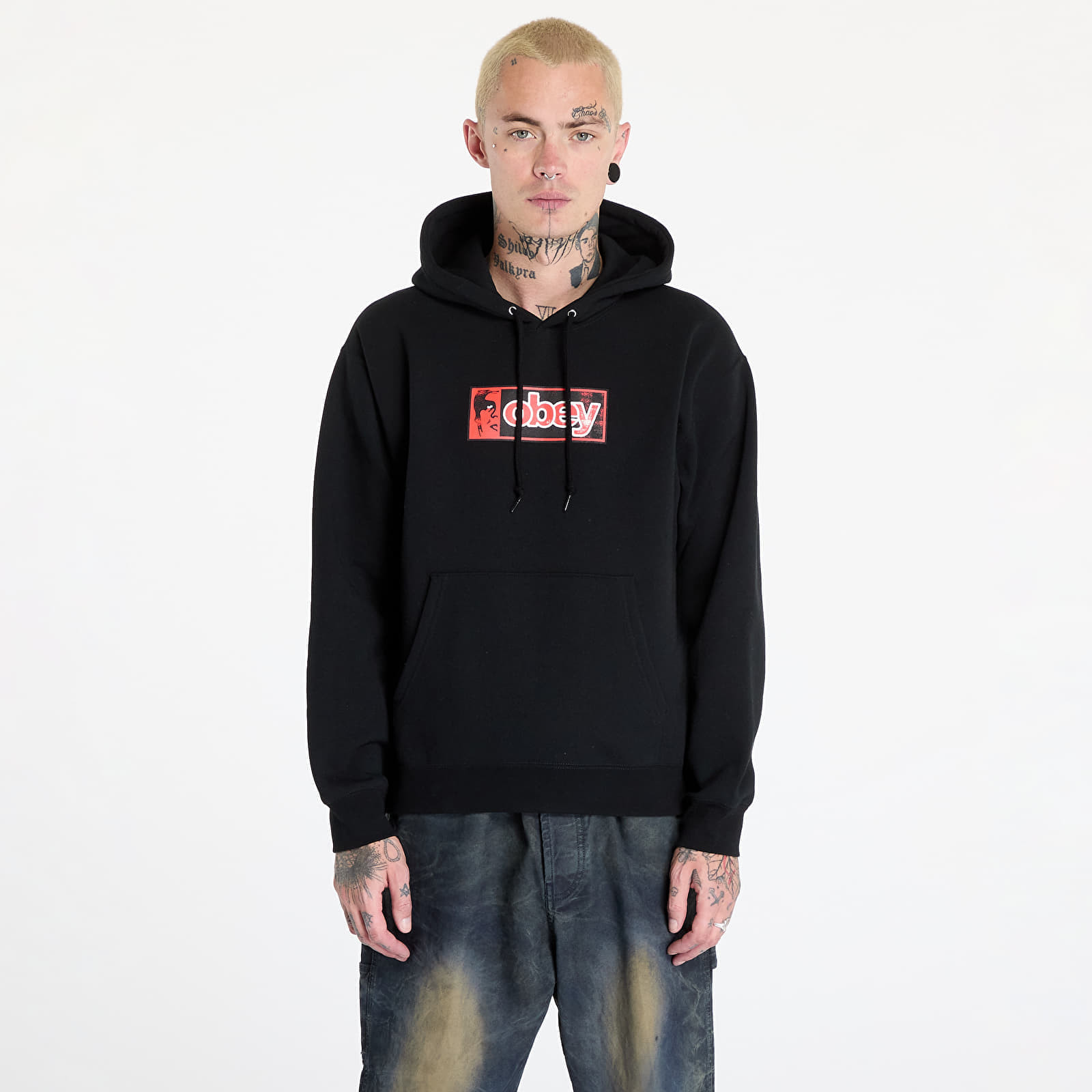 Sweatshirt OBEY Obey Half Icon Black M