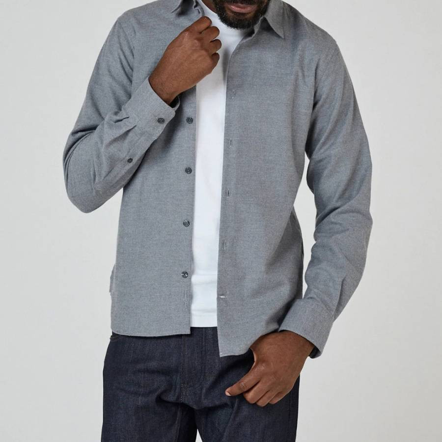 Grey Hawkesworth Cotton Shirt