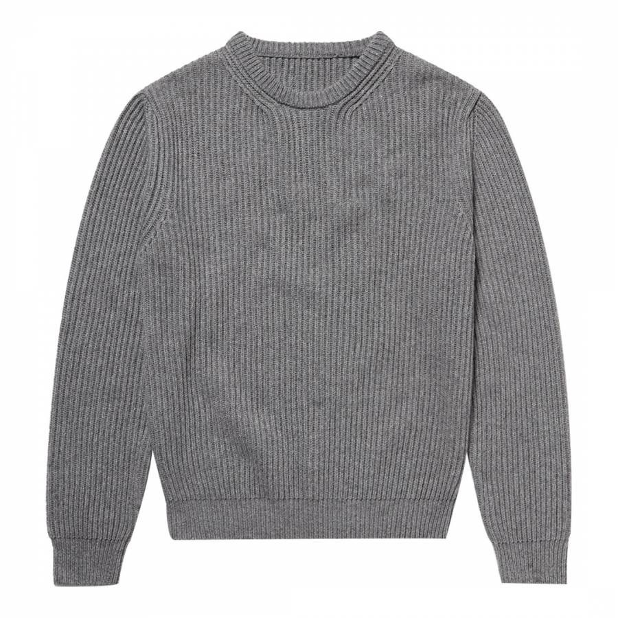 Grey Cliveden Cashmere Blend Jumper