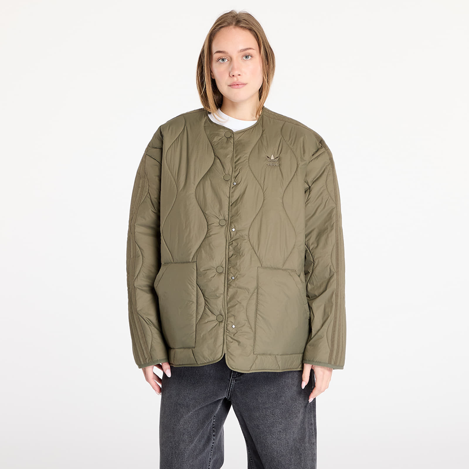 Jacket adidas Quilted Liner Jacket Olive Strata M