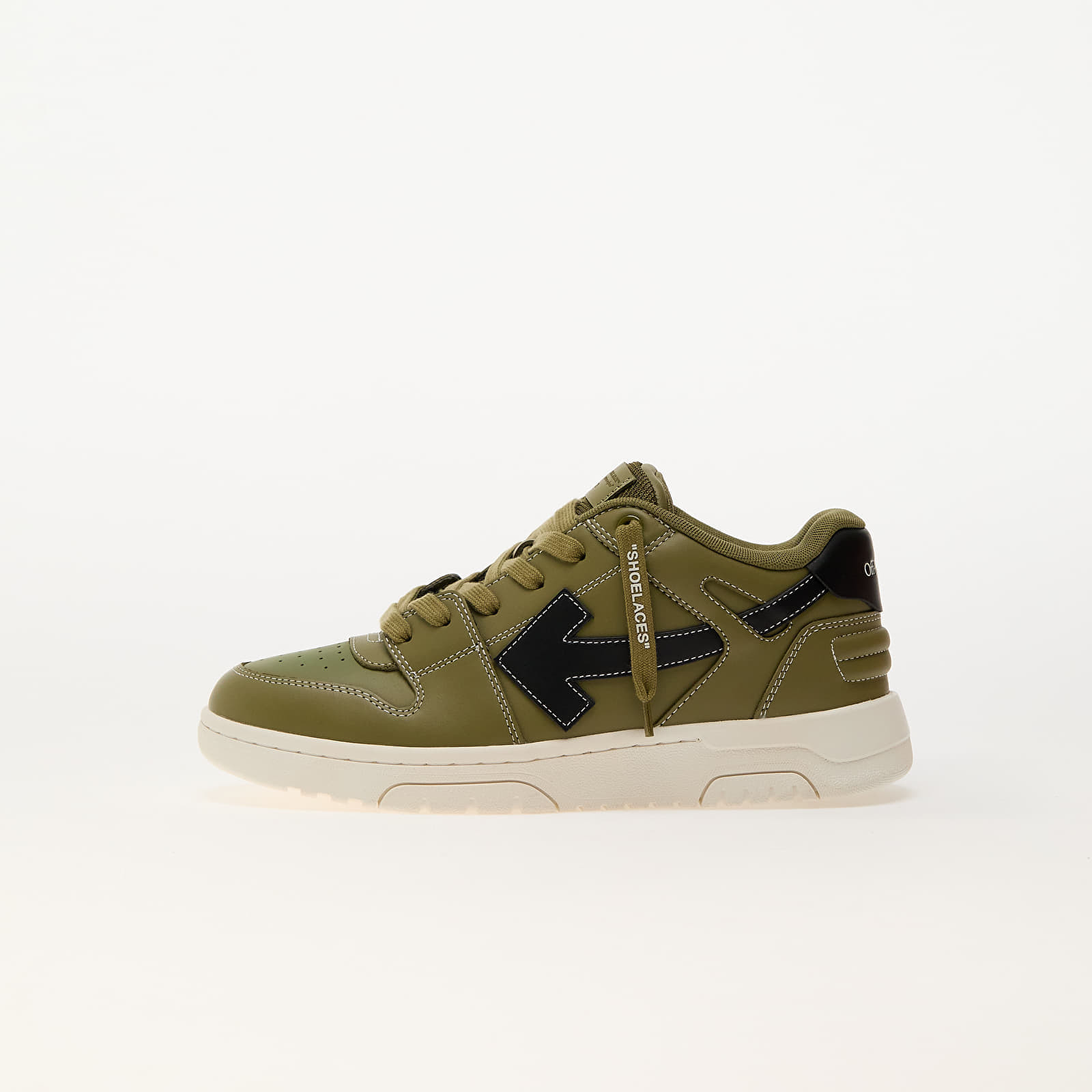 Sneakers Off-White Out Of Office Olive Green - Black UK 1