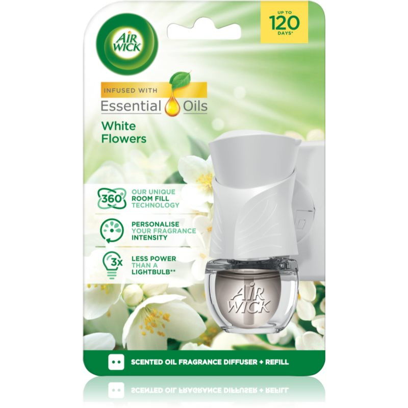 Air Wick White Flowers Electric electric diffuser refill 19 ml