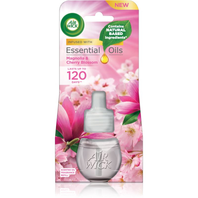 Air Wick Magnolia & Cherry Blossom electric diffuser refill 19 ml