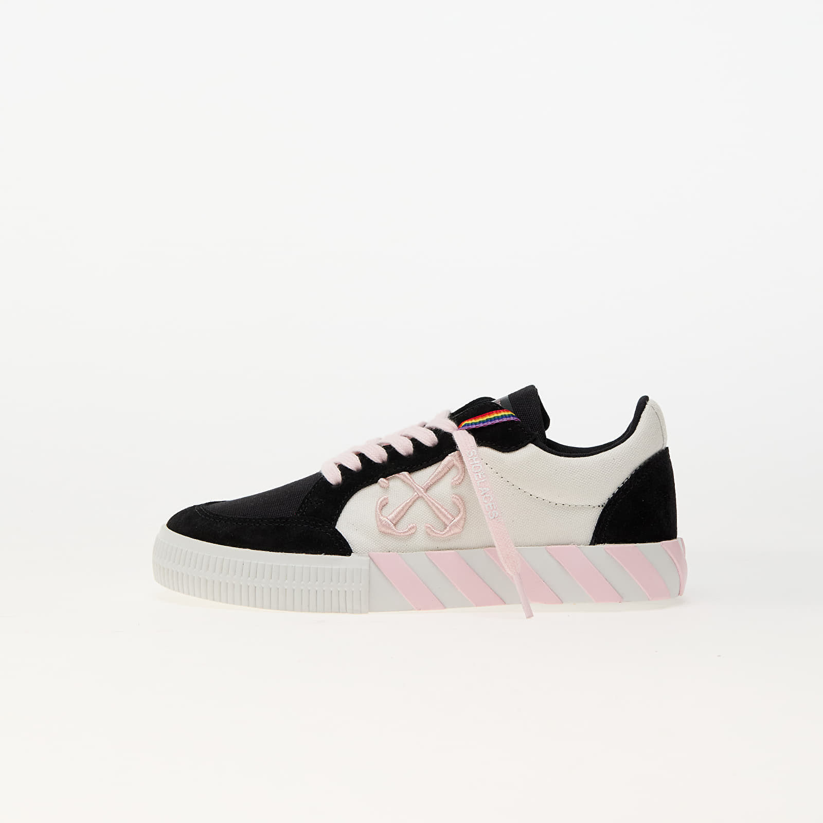 Sneakers Off-White Low Vulcanized Canvas/ Suede Black - Off White UK 34