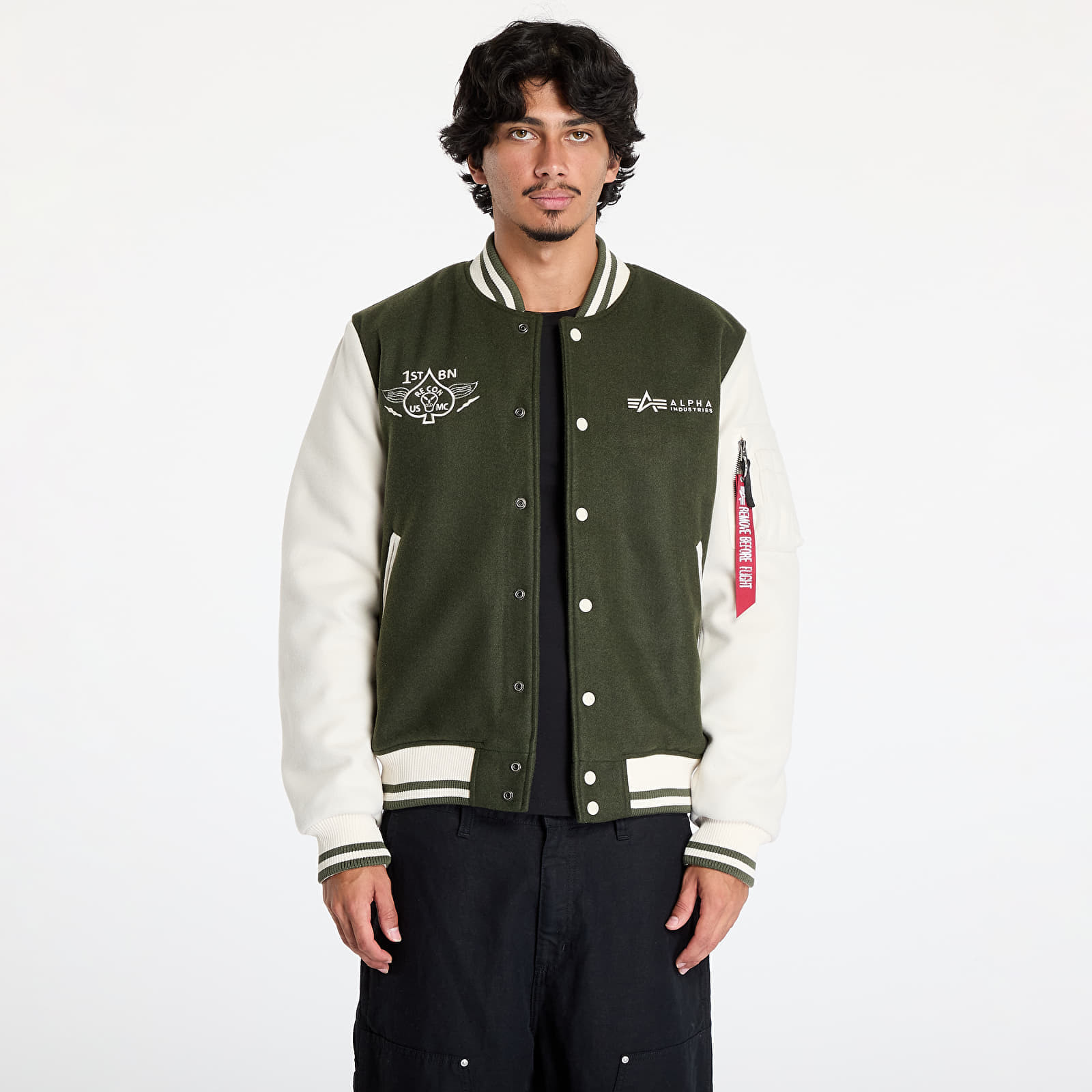 Jacket Alpha Industries Varsity Air Force Jacket Dark Olive L