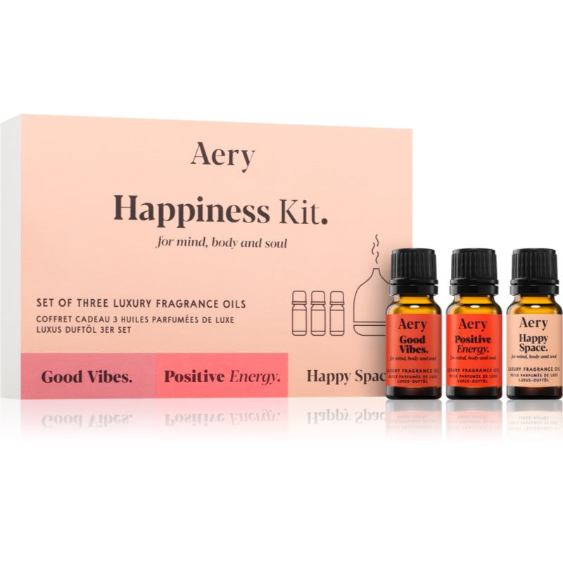 Aery Aromatherapy Happiness Kit fragrance oil gift set