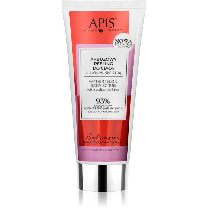 Apis Natural Cosmetics Watermelon Refreshment body scrub with volcanic lava 200 ml