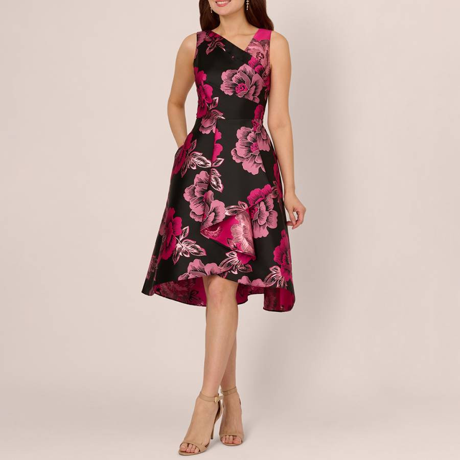 Floral Jacquard Dress