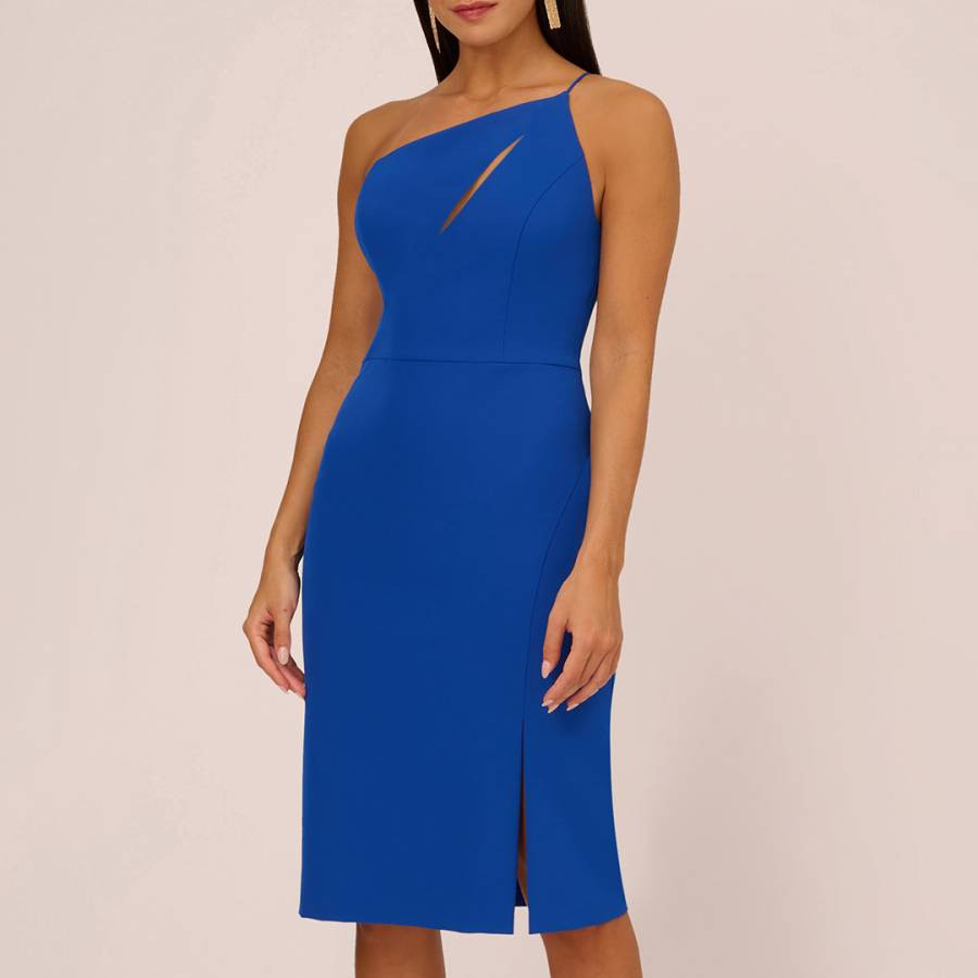 Blue One Shoulder Dress