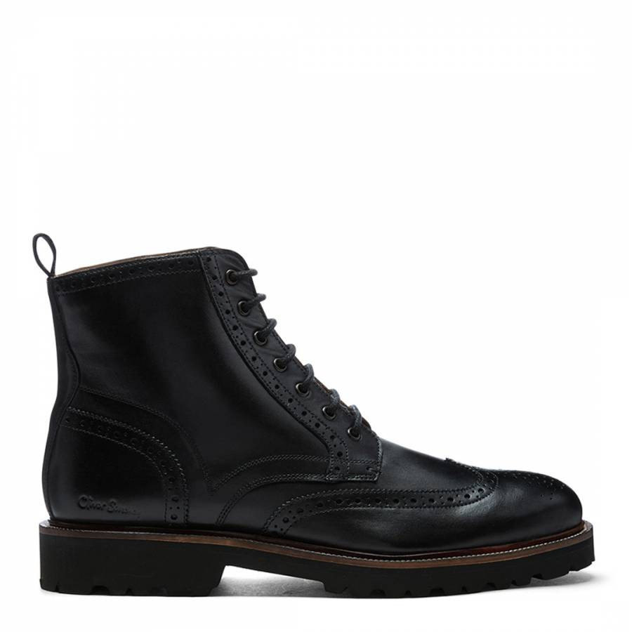 Men's Black Leather Creekside Derby Boot