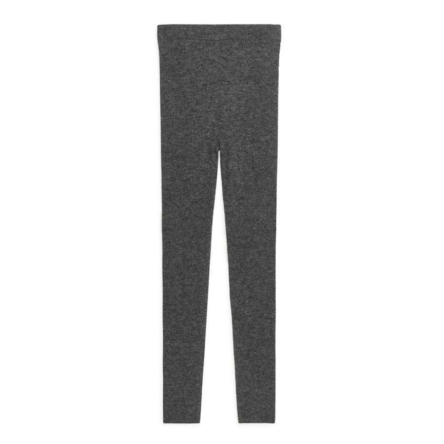 Dark Grey Alpaca Blend Leggings