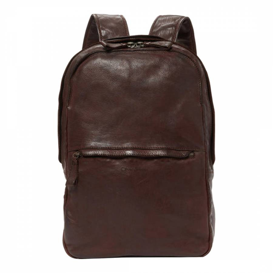 Brown Ramsey Leather Backpack