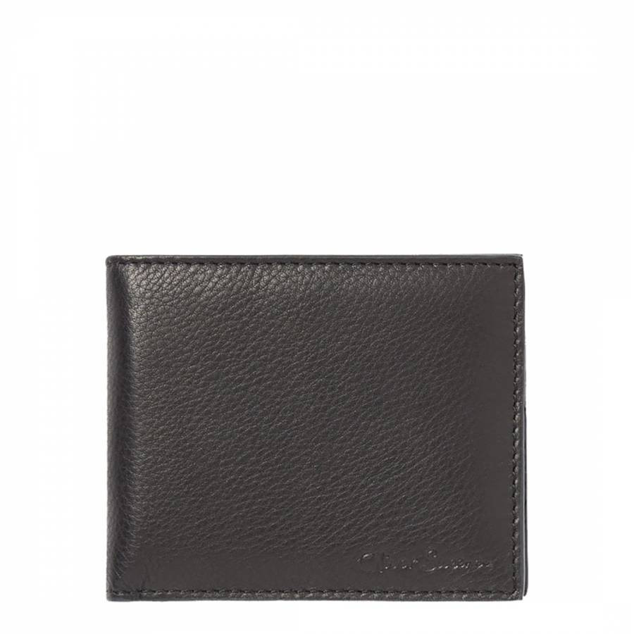 Black Emberton Fold Leather Wallet