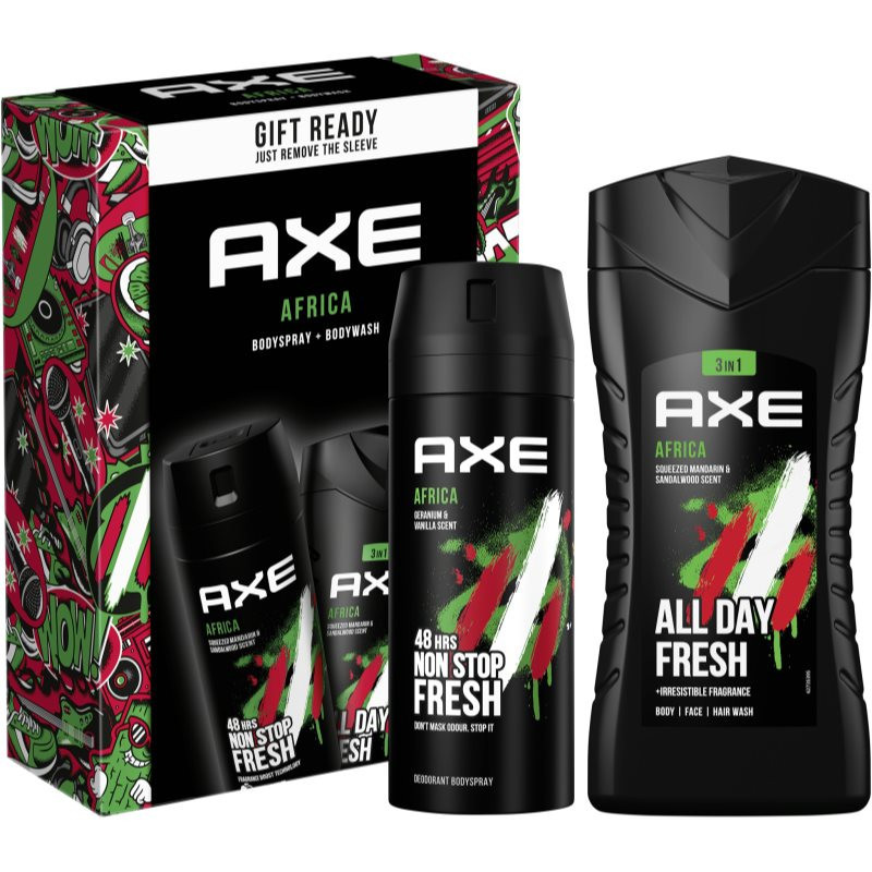 Axe Africa gift set (for the body) for men