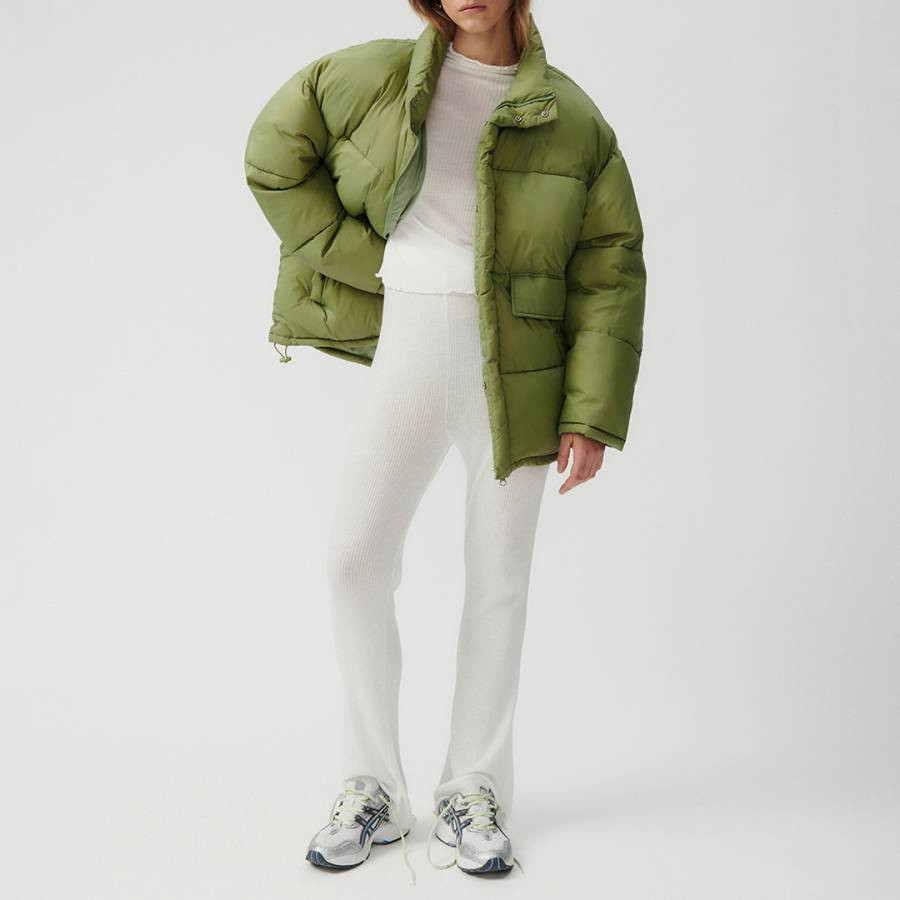 Unisex Green Kolbay Puffer Coat