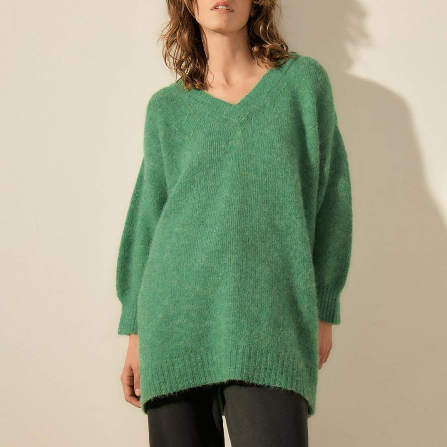 Green East Alpaca Blend Jumper