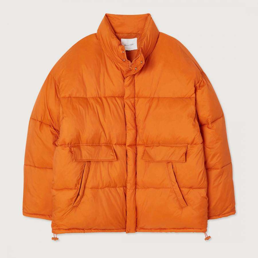 Unisex Orange Kolbay Puffer Coat