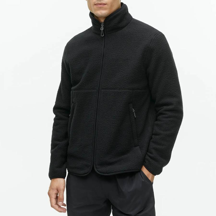 Men's Black Borg Zip Sweatshirt