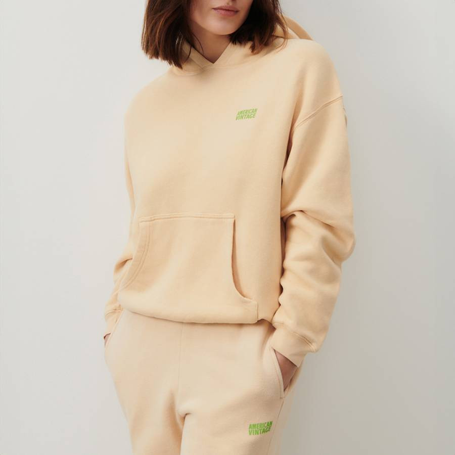 Apricot Hooded Sweatshirt