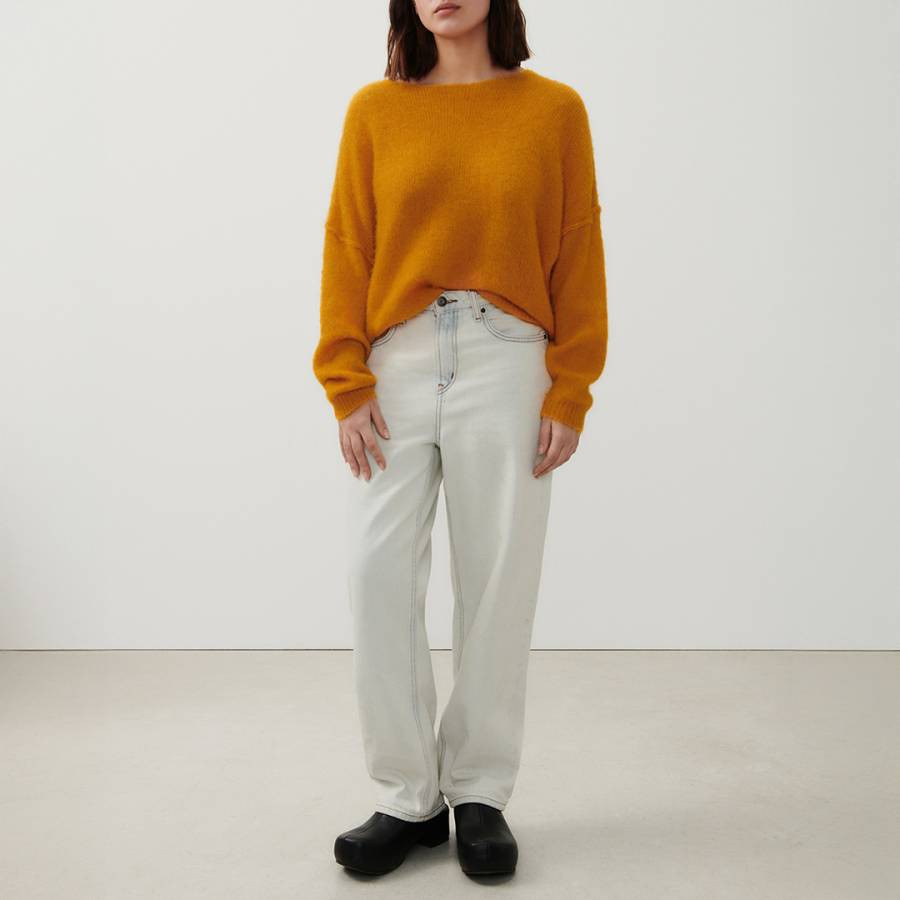 Mustard Wool Blend Jumper