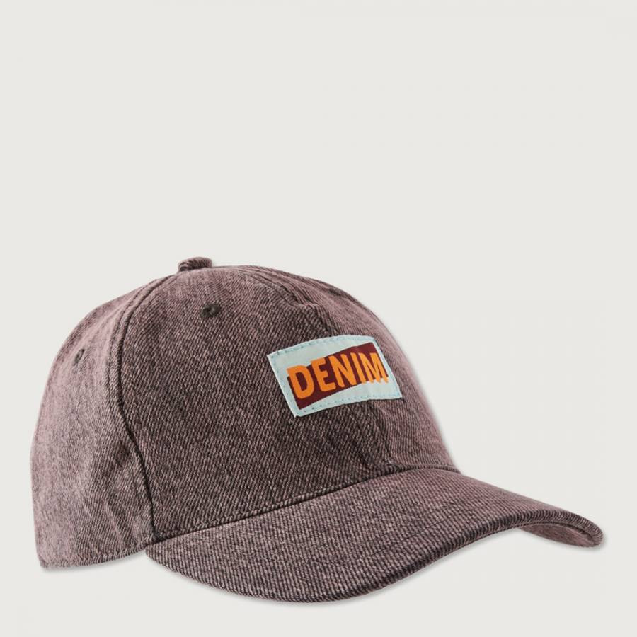 Dark Pink Washed Denim Cap