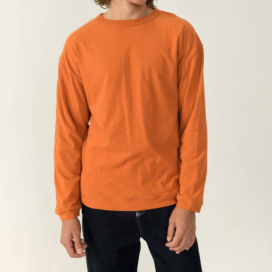 Orange Long-sleeved Jumper