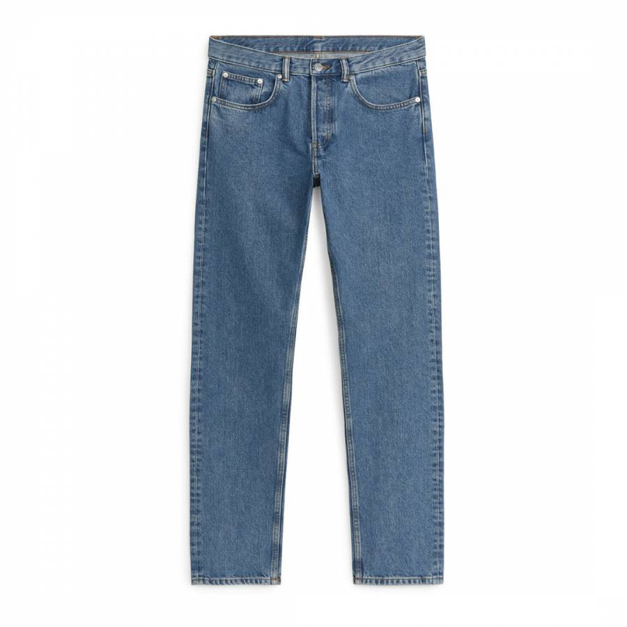 Men's Dark Blue Washed Jean