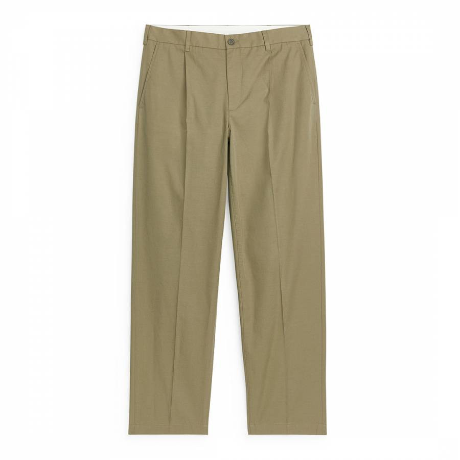 Men's Beige Chino Trousers