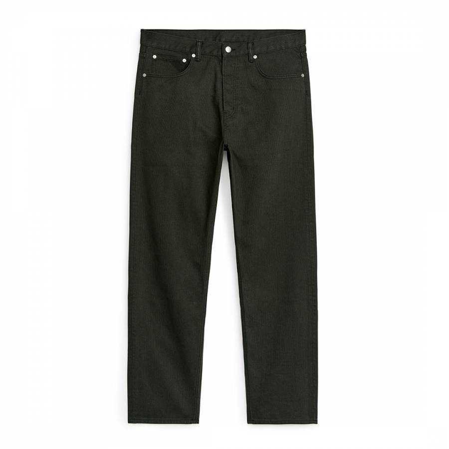 Men's Washed Black Jeans