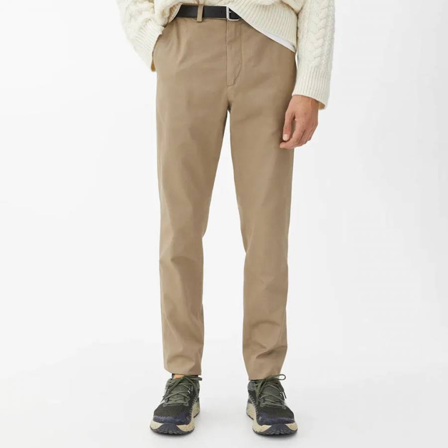 Men's Camel Chino Trousers