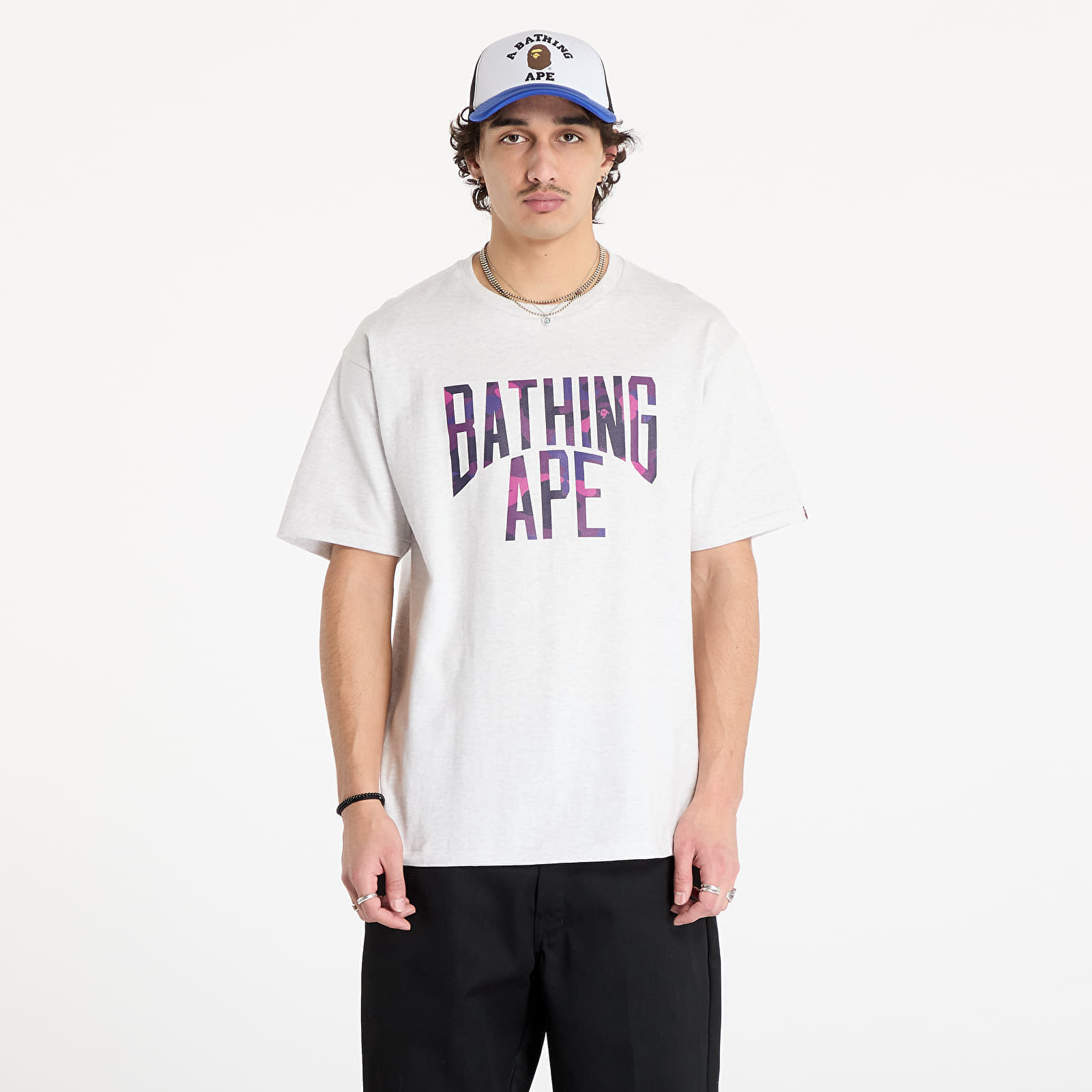 T-shirt A BATHING APE Color Camo Bathing Ape Tee Gray L