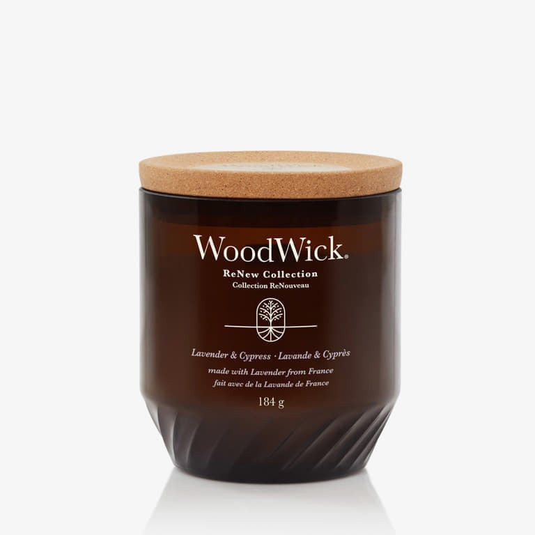 WoodWick Medium ReNew Candle - Lavender & Cypress Universal