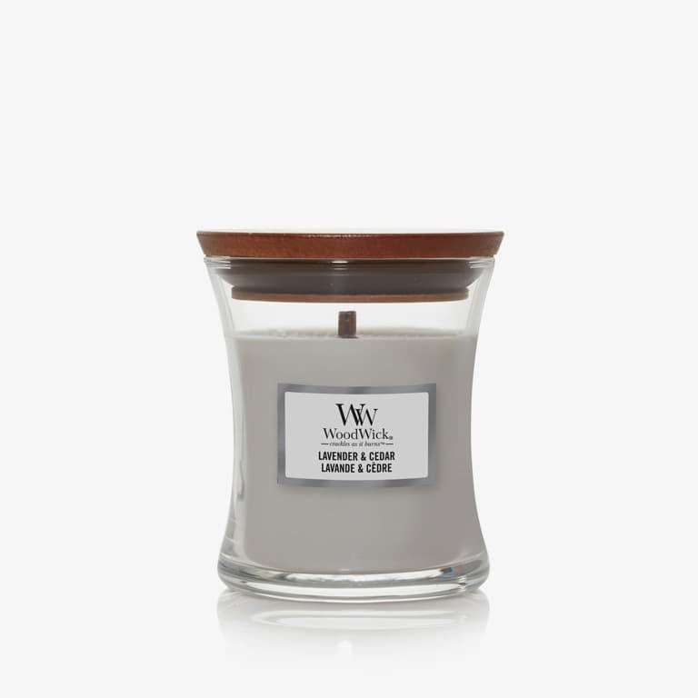 WoodWick Small Hourglass Candle - Lavender & Cedar Universal