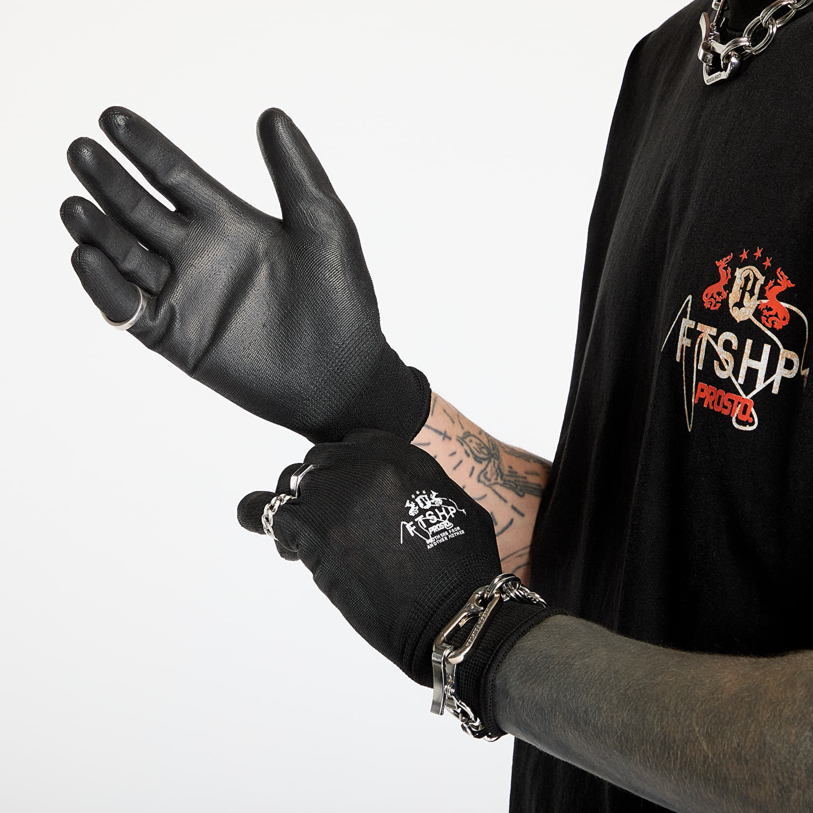 FTSHP x PROSTO Technical Gloves Black Crest Universal