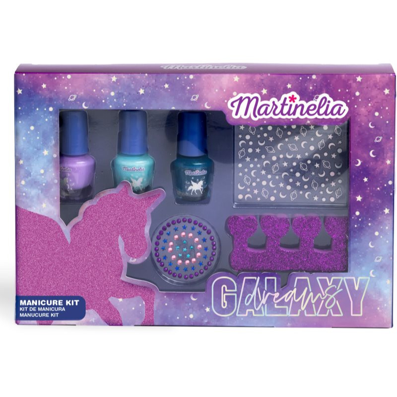 Martinelia Galaxy Dreams Manicure Kit set for nails for children 3+